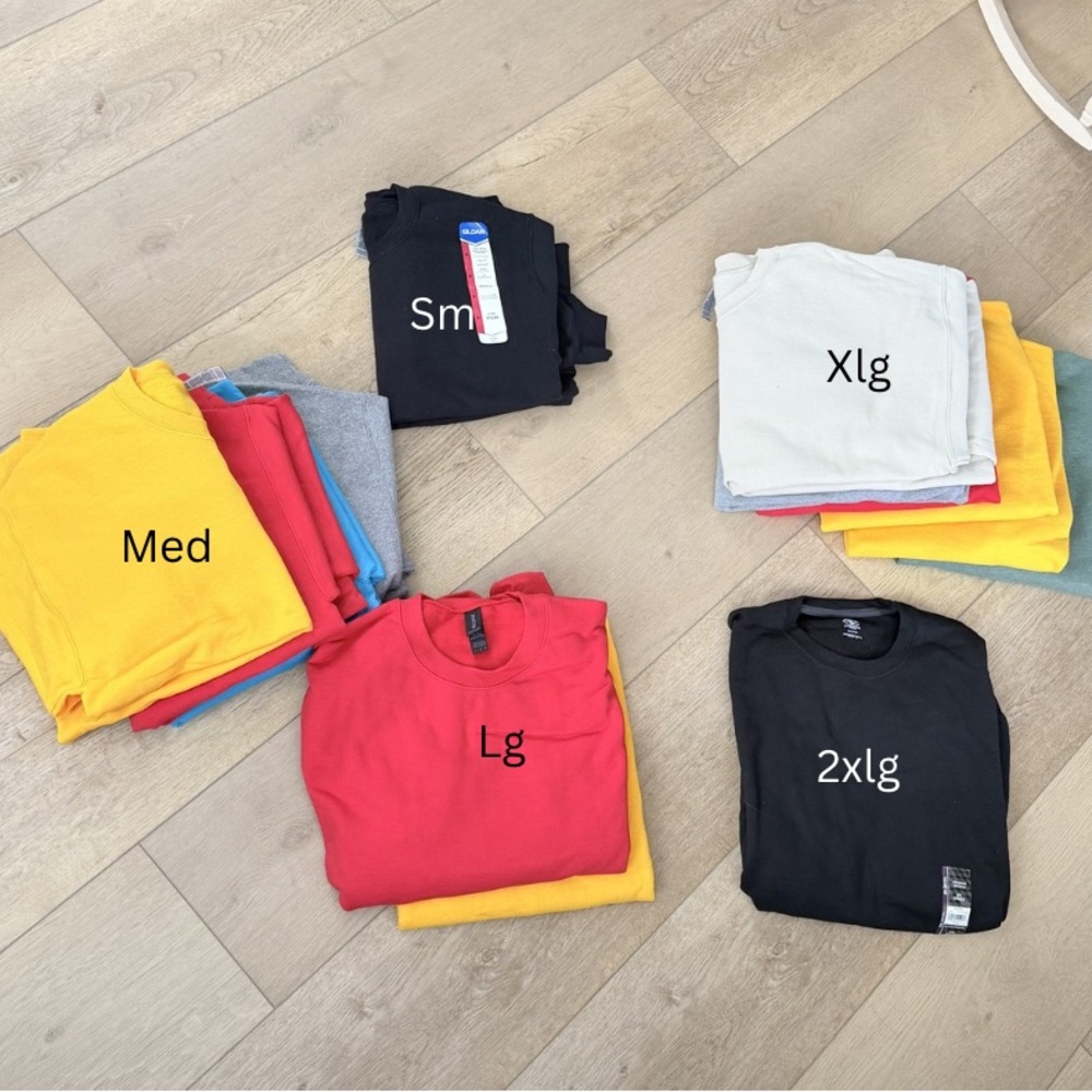 Crewneck Sweatshirt Lot